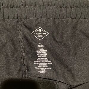 St. John's Bay Black Kids Skort